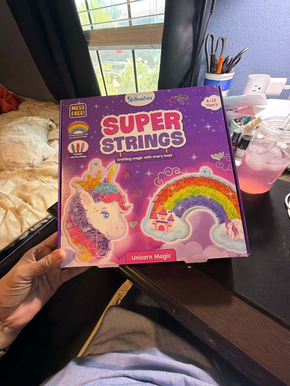 Skillmatics Super Strings Unicorn Magic Mess-Free String Art for Kids